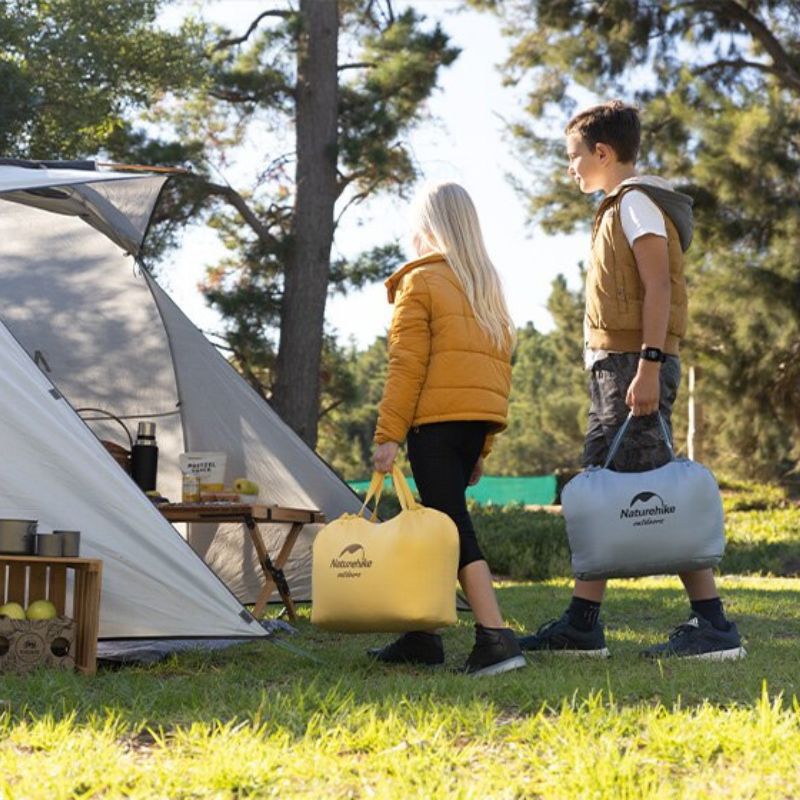 Naturehike detský rastúci spacák C300 1450g - ružový - pravý